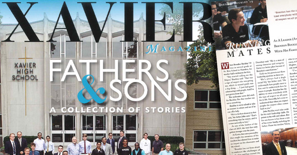 Xavier High School Magazine Fathers & Sons Issue Features Attorney John Buckley and Son Brendan Buckley